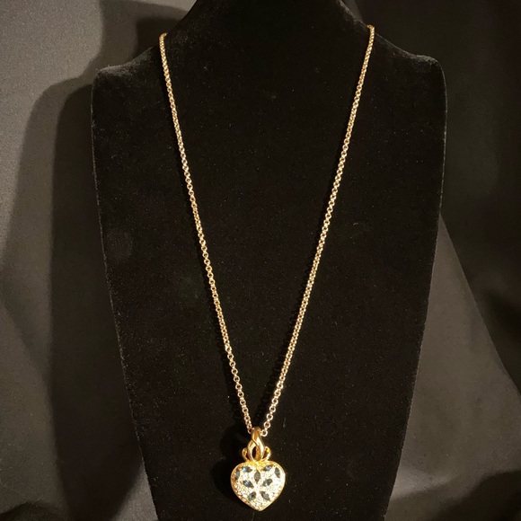 Vintage Nolan Miller Heart Pendant Necklace - Picture 11 of 17